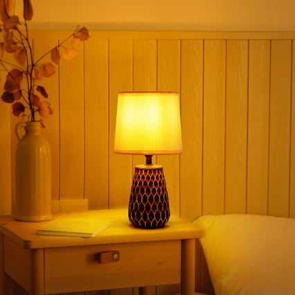 Aigostar - Lampa stołowa 1xE14/40W/230V czarna