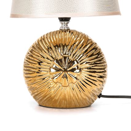 Aigostar - Lampa stołowa 1xE14/40W/230V złota