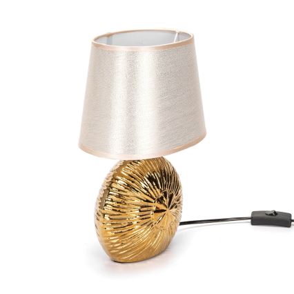 Aigostar - Lampa stołowa 1xE14/40W/230V złota