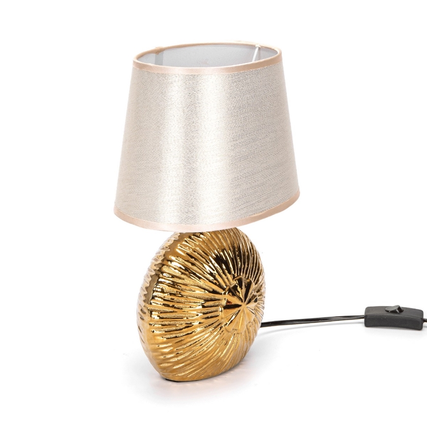 Aigostar - Lampa stołowa 1xE14/40W/230V złota