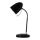 Aigostar - Lampa stołowa 1xE27/36W/230V czarna/błyszczący chrom
