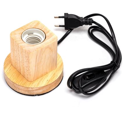 Aigostar - Lampa stołowa 1xE27/60W/230V beżowa