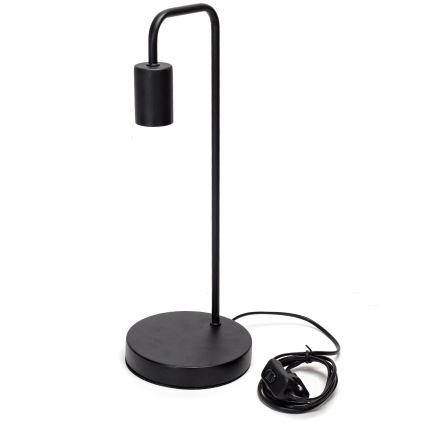 Aigostar - Lampa stołowa 1xE27/60W/230V czarna