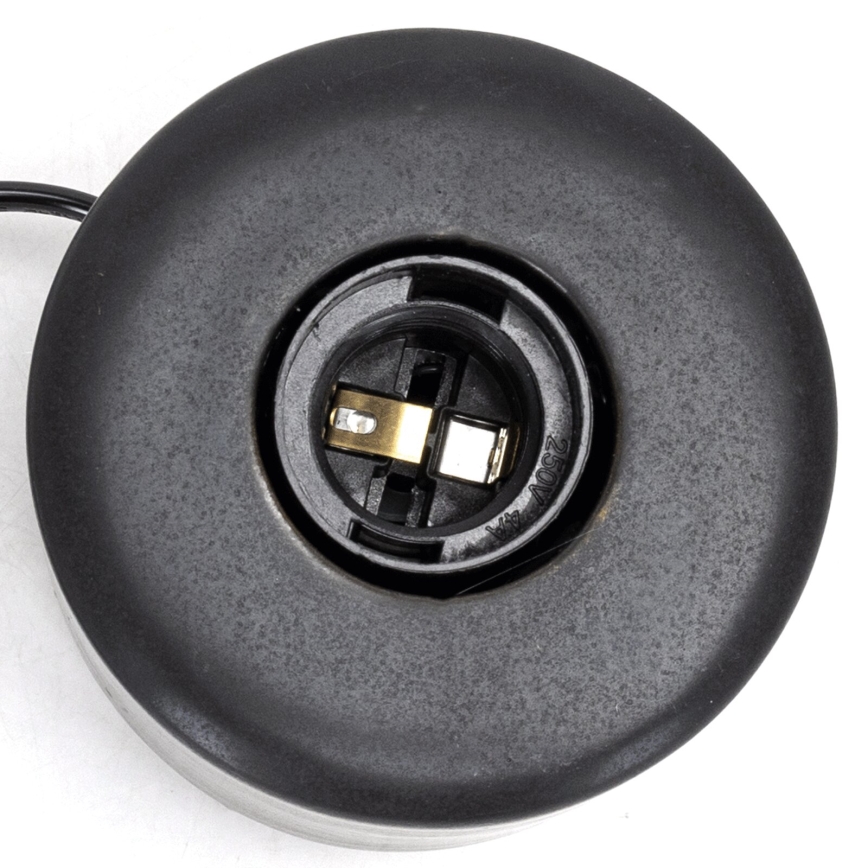 Aigostar - Lampa stołowa 1xE27/60W/230V czarny