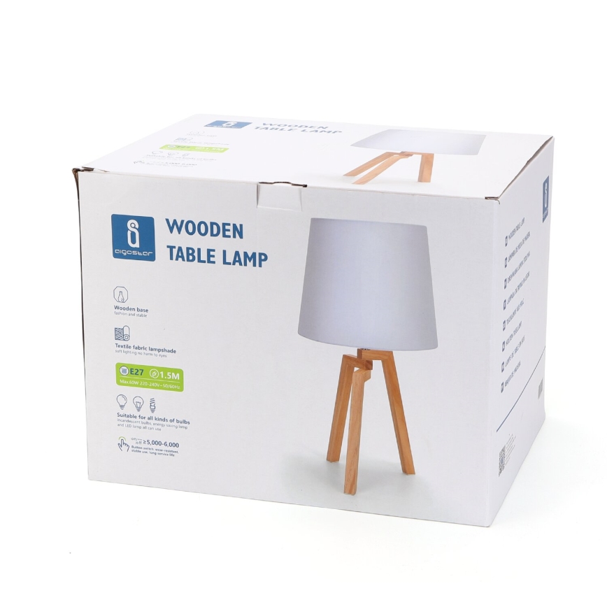 Aigostar - Lampa stołowa 1xE27/60W/230V