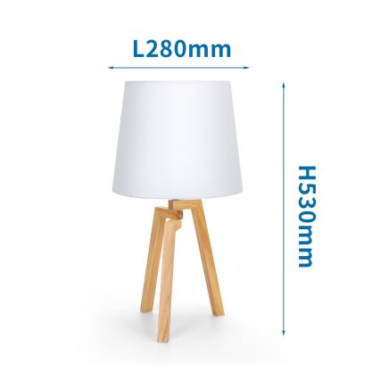 Aigostar - Lampa stołowa 1xE27/60W/230V