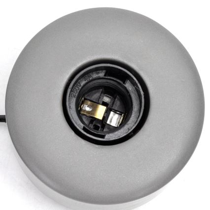 Aigostar - Lampa stołowa 1xE27/60W/230V szary