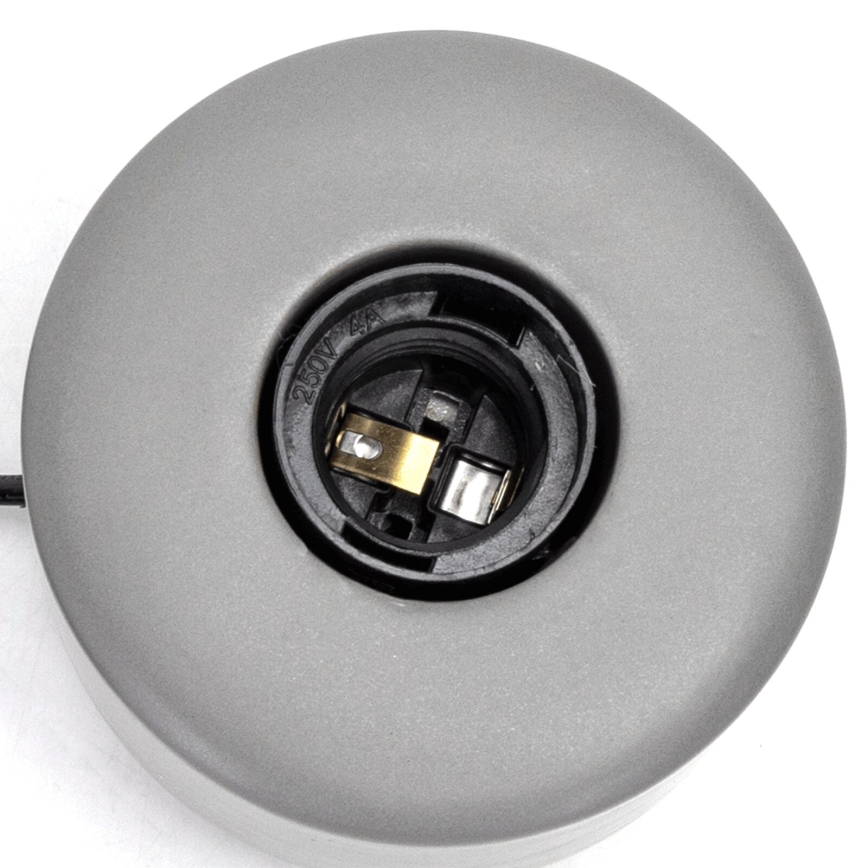 Aigostar - Lampa stołowa 1xE27/60W/230V szary
