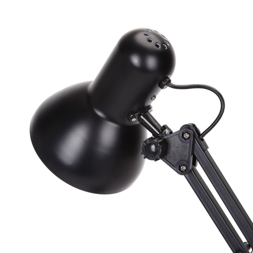 Aigostar - Lampa stołowa 2w1 1xE27/40W/230V czarna