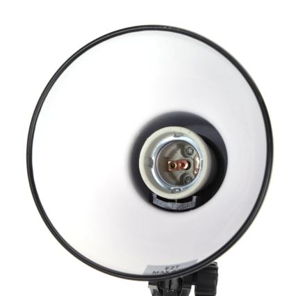 Aigostar - Lampa stołowa 2w1 1xE27/40W/230V czarna