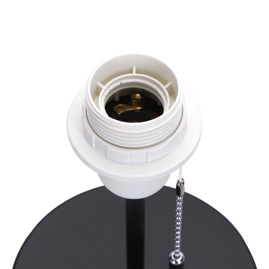 Aigostar - Lampa stołowa z portem USB 1xE27/40W/230V czarny