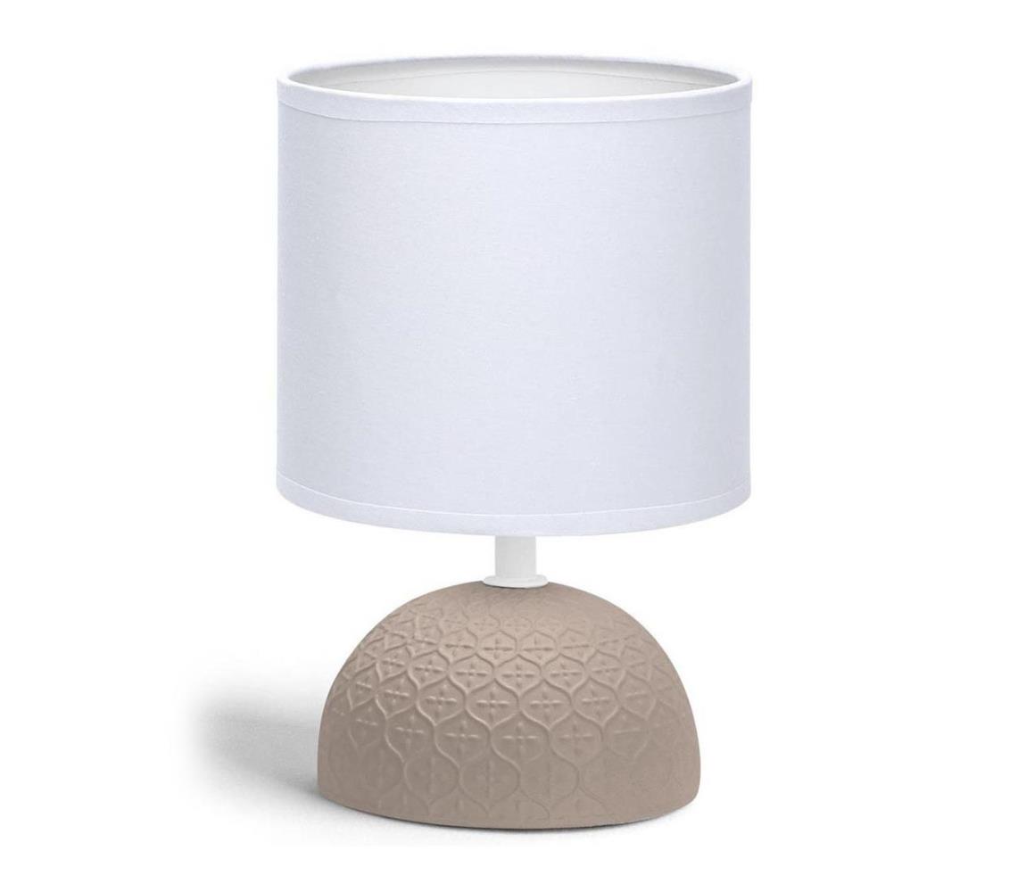 - Lampa stołowa 1xE14/40W/230V brązowy/biały
