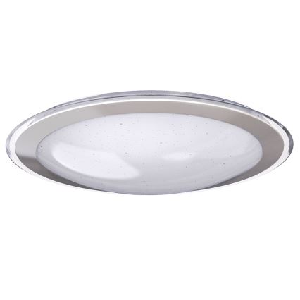 Aigostar - Ściemnialna lampa sufitowa LED 30W 230V 2700-6500K o średnicy 42,9 cm chrom + zdalne sterowanie