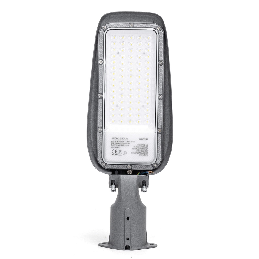 Aigostar - Lampa uliczna LED SLIM/50W/230V 6500K IP65