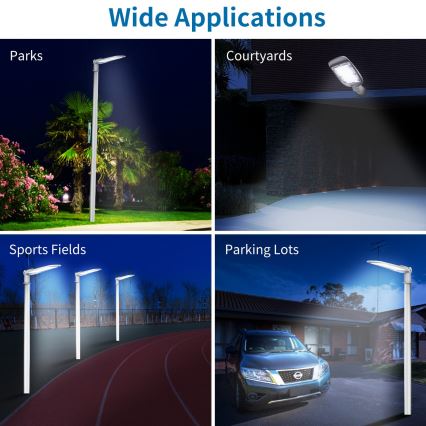 Aigostar - Lampa uliczna SLIM LED/200W/230V 6500K IP65