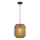 Aigostar - Lampa wisząca na lince 1xE27/60W/230V beżowa śr. 23 cm