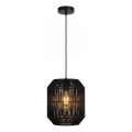 Aigostar - Lampa wisząca na przewodzie 1xE27/60W/230V czarna śr. 23 cm
