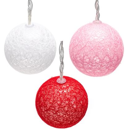 Aigostar - łańcuch LED 10xLED/3xAA 2m ciepła biel