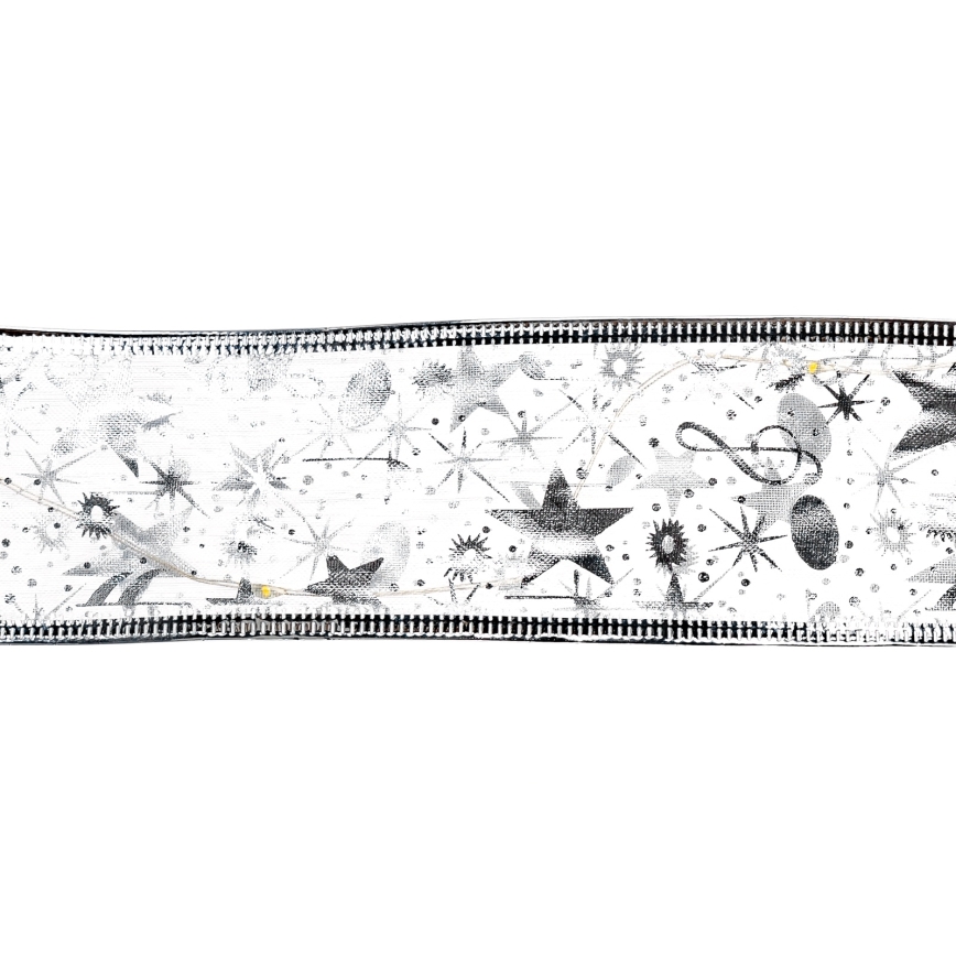 Aigostar - Girlanda LED, 100 diod LED, zasilanie 3xAA, 10 m, ciepła biel, srebrna