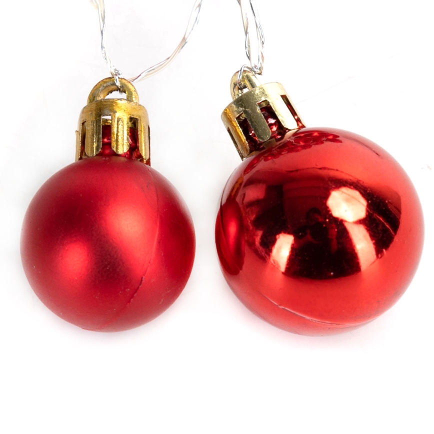 Aigostar - łańcuch świetlny LED 20 diod, zasilanie 3×AA, długość 2 m, ciepła biała