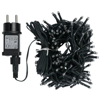 Aigostar - Zewnętrzny łańcuch świąteczny LED 200xLED/8 funkcji 13m IP44 zimna biel