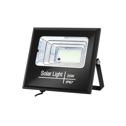 Aigostar - LED regulowany reflektor solarny LED/25W/3,2V IP67 5000 mAh + pilot zdalnego sterowania