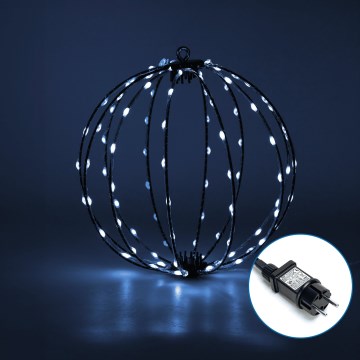 Aigostar - LED Bożonarodzeniowa dekoracja zewnętrzna 3,6W/230V kula 30cm IP44 zimna biel
