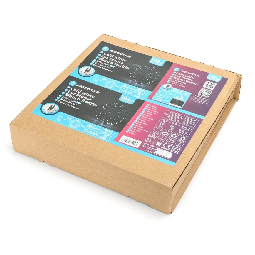 Aigostar - LED Bożonarodzeniowa dekoracja zewnętrzna 3,6W/230V kula 30cm IP44 zimna biel