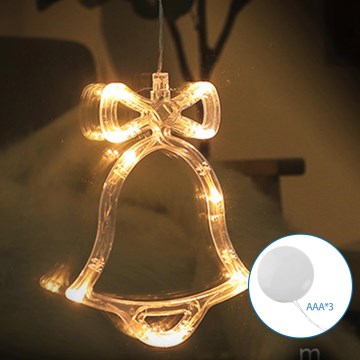 Aigostar - LED Dekoracja bożonarodzeniowa LED/3xAAA bell 18cm