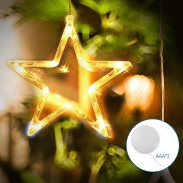 Aigostar - LED Dekoracja bożonarodzeniowa LED/3xAAA Gwiazda 19cm