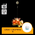 Aigostar - LED Dekoracja bożonarodzeniowa LED/3xAAA Samolot bożonarodzeniowy 17cm
