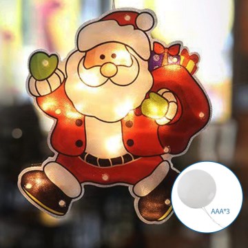 Aigostar - LED Dekoracja bożonarodzeniowa LED/3xAAA Santa 20cm