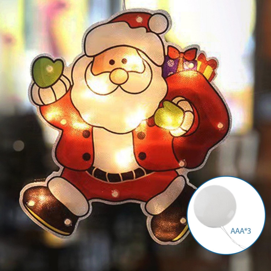 Aigostar - LED Dekoracja bożonarodzeniowa LED/3xAAA Santa 20cm