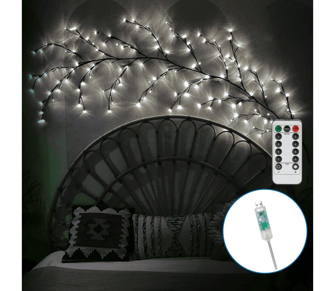 - LED Dekoracja ścienna 144xLED/5W/5V zimna biel