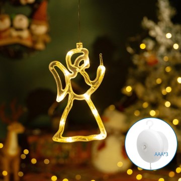 Aigostar - LED dekoracja świąteczna LED/3xAAA aniołek 21 cm