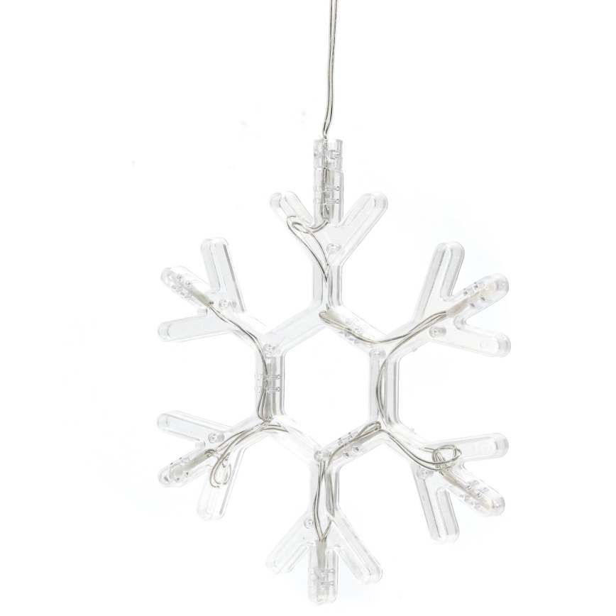Aigostar - LED Dekoracja świąteczna LED/3xAAA ciepła biel płatek śniegu 19cm