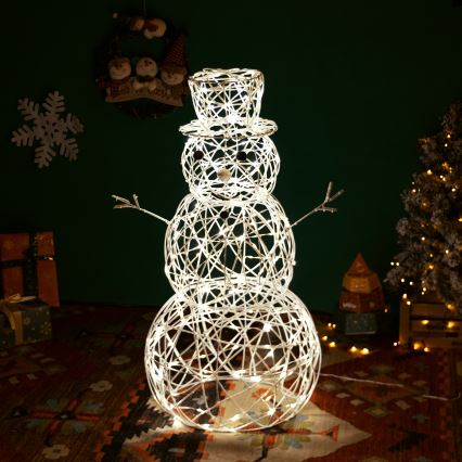 Aigostar - LED Zewnętrzna dekoracja świąteczna 3,6W/31/230V 2700K 120 cm IP44 bałwanek