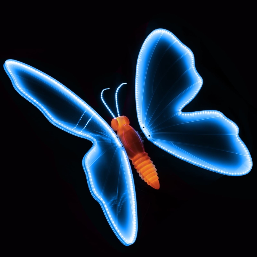 Aigostar - LED dekoracja zewnętrzna 468xLED 75 cm IP44 motyl/niebieski