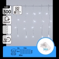 Aigostar - LED girlanda świąteczna zewnętrzna 300xLED/8 funkcji 3xAA 18x0,4m IP44 zimna biel