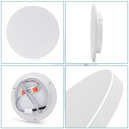 Aigostar - LED Kinkiet LED/12W/230V 3000K 25 cm biały