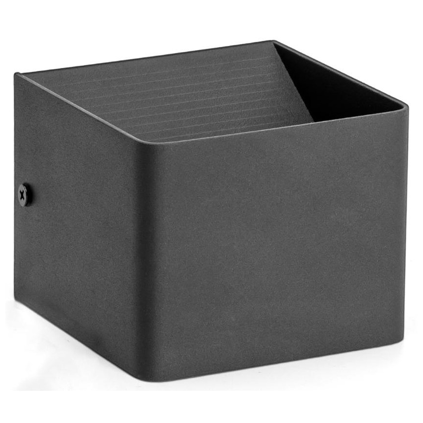 Aigostar - LED Kinkiet LED/5,5W/230V 10x10 cm czarny