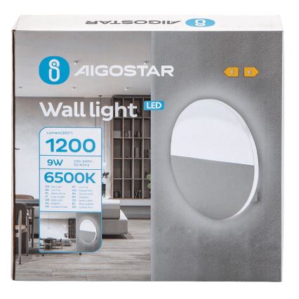 Aigostar - LED Kinkiet LED/9W/230V 6500K biały