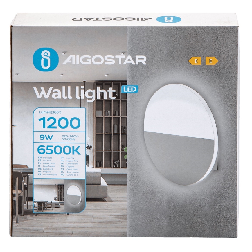 Aigostar - LED Kinkiet LED/9W/230V 6500K biały