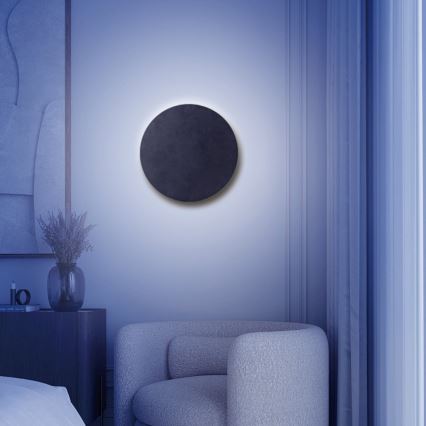 Aigostar - LED Kinkiet ściemnialny MESH Inteligentny LED/12W/230V 2700-6500K czarny