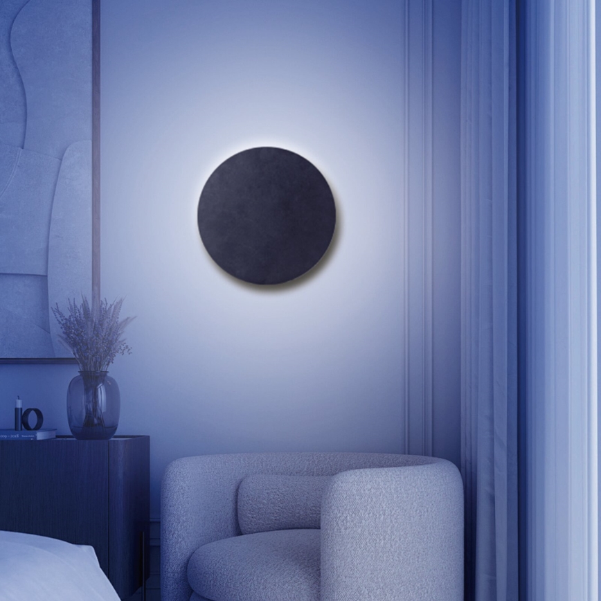Aigostar - LED Kinkiet ściemnialny MESH Inteligentny LED/12W/230V 2700-6500K czarny