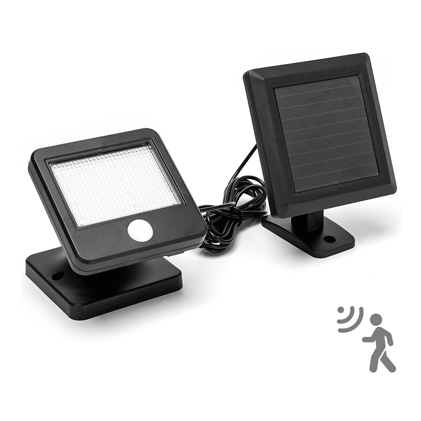 Aigostar - LED Kinkiet solarny z czujnikiem LED/0,64W/3,7V 600 mAh 6500K IP44