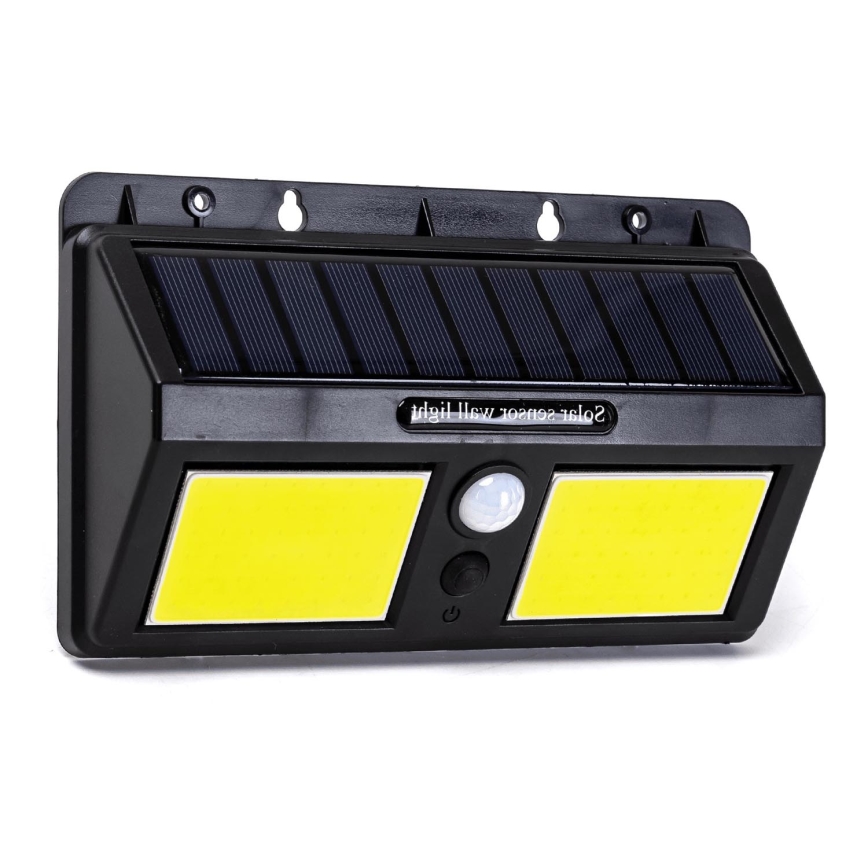 Aigostar - LED Kinkiet solarny z czujnikiem LED/20W/5,5V 2400 mAh 6500K IP65