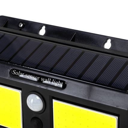 Aigostar - LED Kinkiet solarny z czujnikiem LED/20W/5,5V 2400 mAh 6500K IP65
