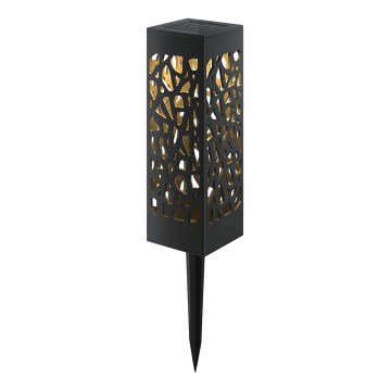 Aigostar - LED Lampa solarna LED/0,006W/1,2V 100 mAh 28,5 cm czarna 3000K IP44