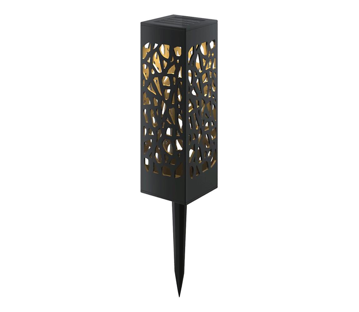 - LED Lampa solarna LED/0,006W/1,2V 28,5 cm czarny 6500K IP44
